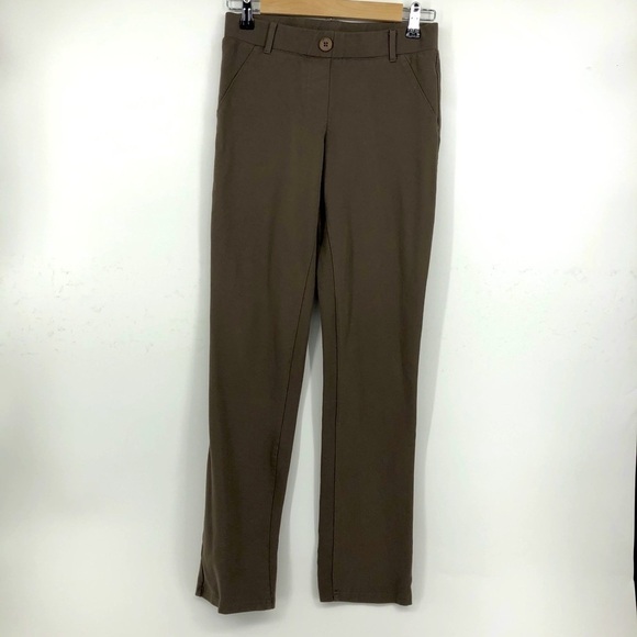 ✅ Betabrand Dress Yoga Pants SIZE Small BROWN LIKE NEW CONDITION - Picture 1 of 4